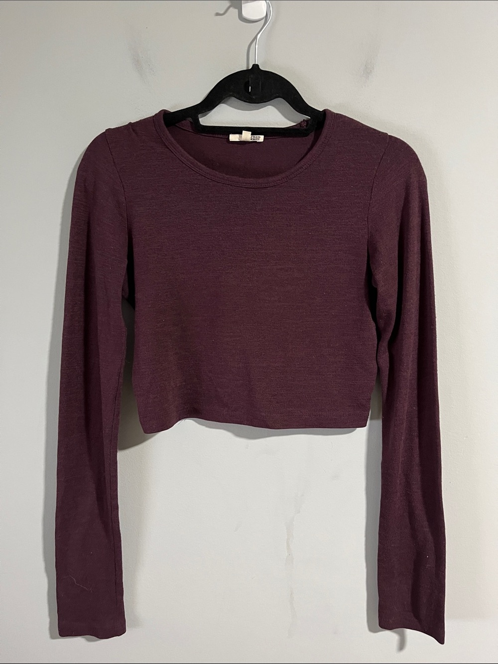 Aritzia Wilfred Free Cropped Long Sleeve Tee